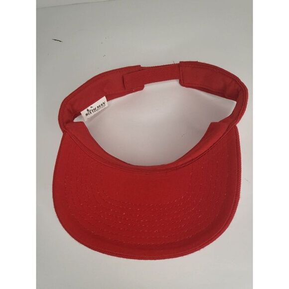 MLB Visor Sixth Man Promotions‎ Anaheim Angels Baseball OS Logo Red - Picture 4 of 5